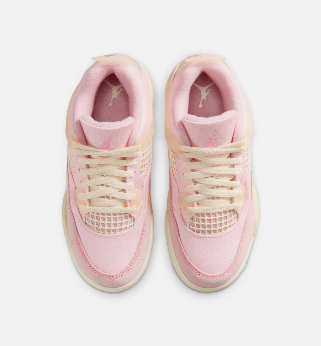 Air Jordan 4 Retro Pink Pearl And Iced Carmine Preschool Lifestyle Shoe - Pearl Pink/Iced Carmine/Coconut Milk