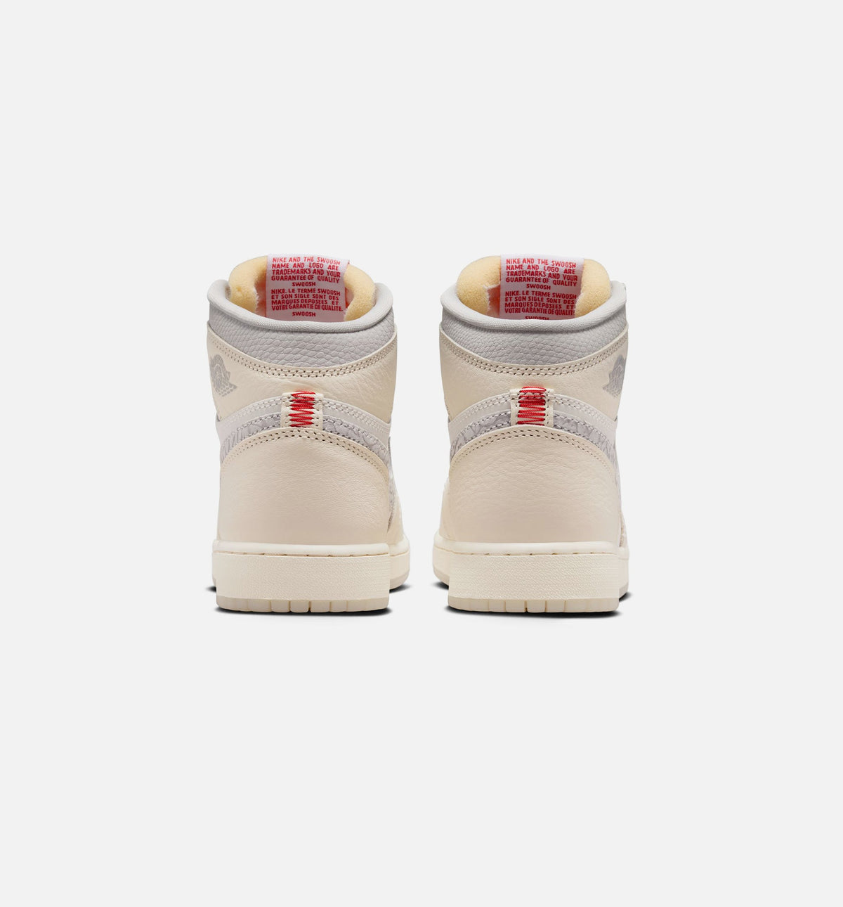 Air Jordan 1 Retro High OG Sail Grade School Lifestyle Shoe - Sail/University Red/Pale Ivory/Coconut Milk/Phantom