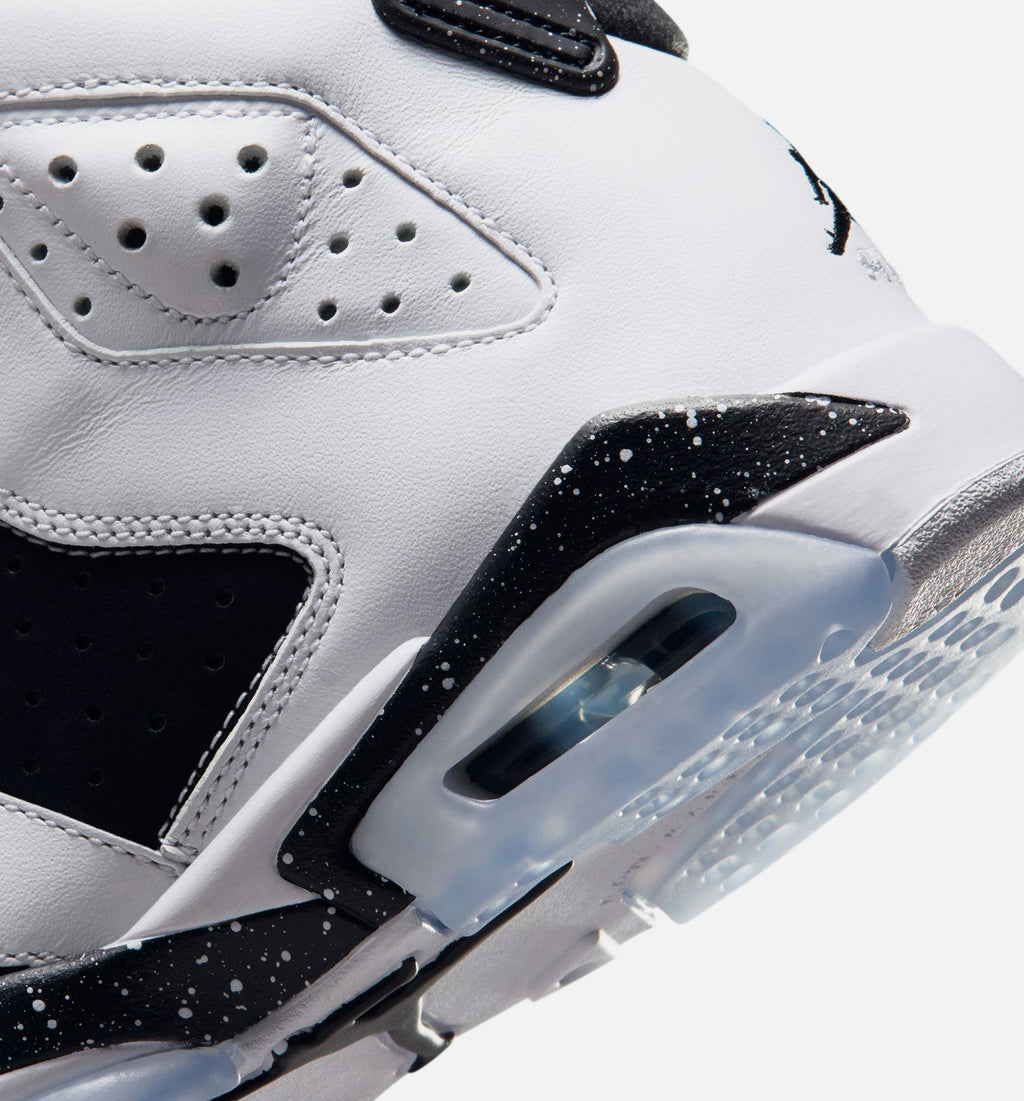 Air Jordan 6 Retro Black And White Grade School Lifestyle Shoe - Black/White
