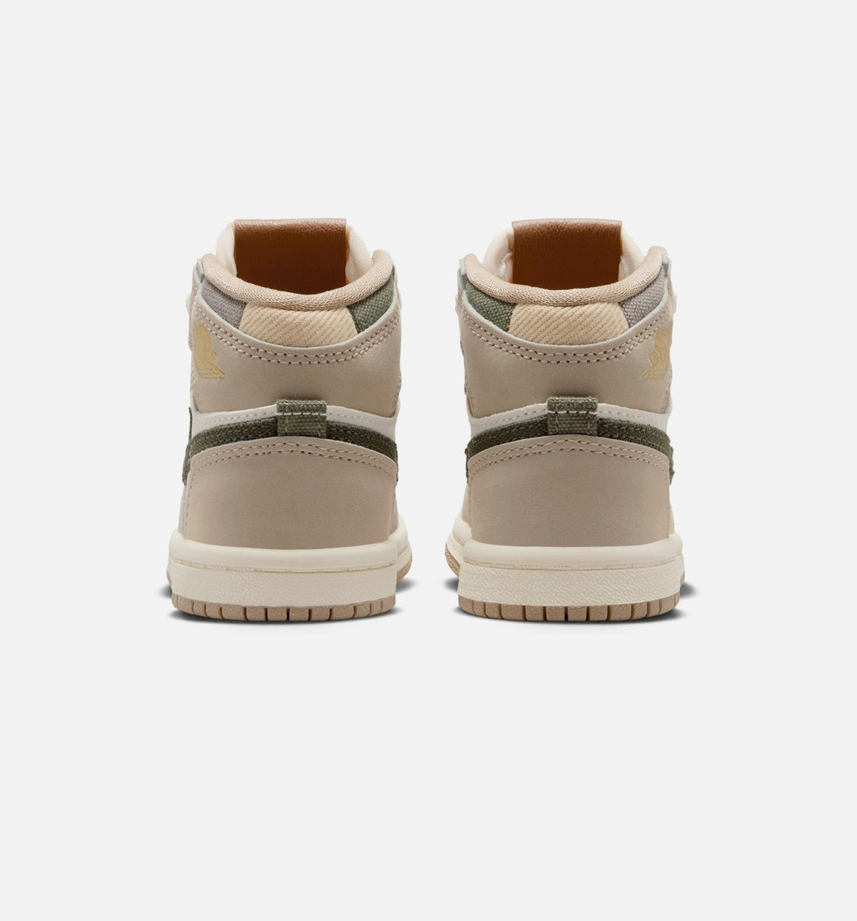 Air Jordan 1 Retro High OG Khaki Infant/Toddler Lifestyle Shoe - Khaki/Sail/Coconut Milk/Cargo Khaki
