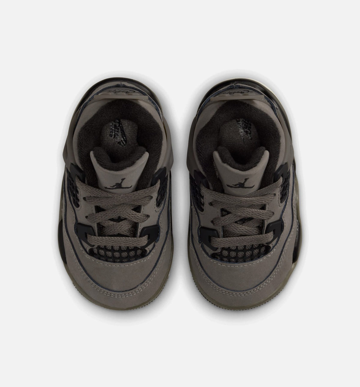 Air Jordan 4 Retro Cave Stone And Black Infant/Toddler Lifestyle Shoe - Cave Stone/Black/Moon Particle