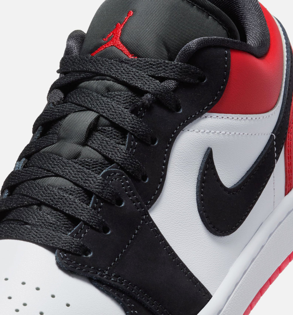 Air Jordan 1 Low SE Men's Lifestyle Shoe - White/Varsity Red/Black