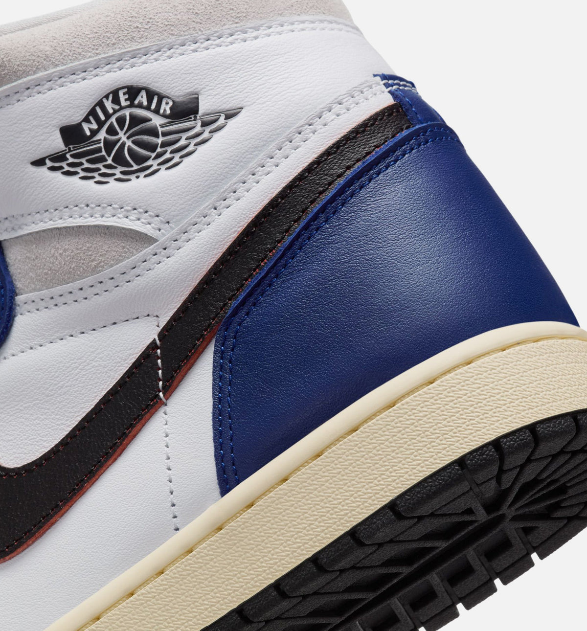 Air Jordan 1 Retro High OG Rare Air Deep Royal Blue Men's Lifestyle Shoe - White/Black/Neutral Grey/Deep Royal Blue