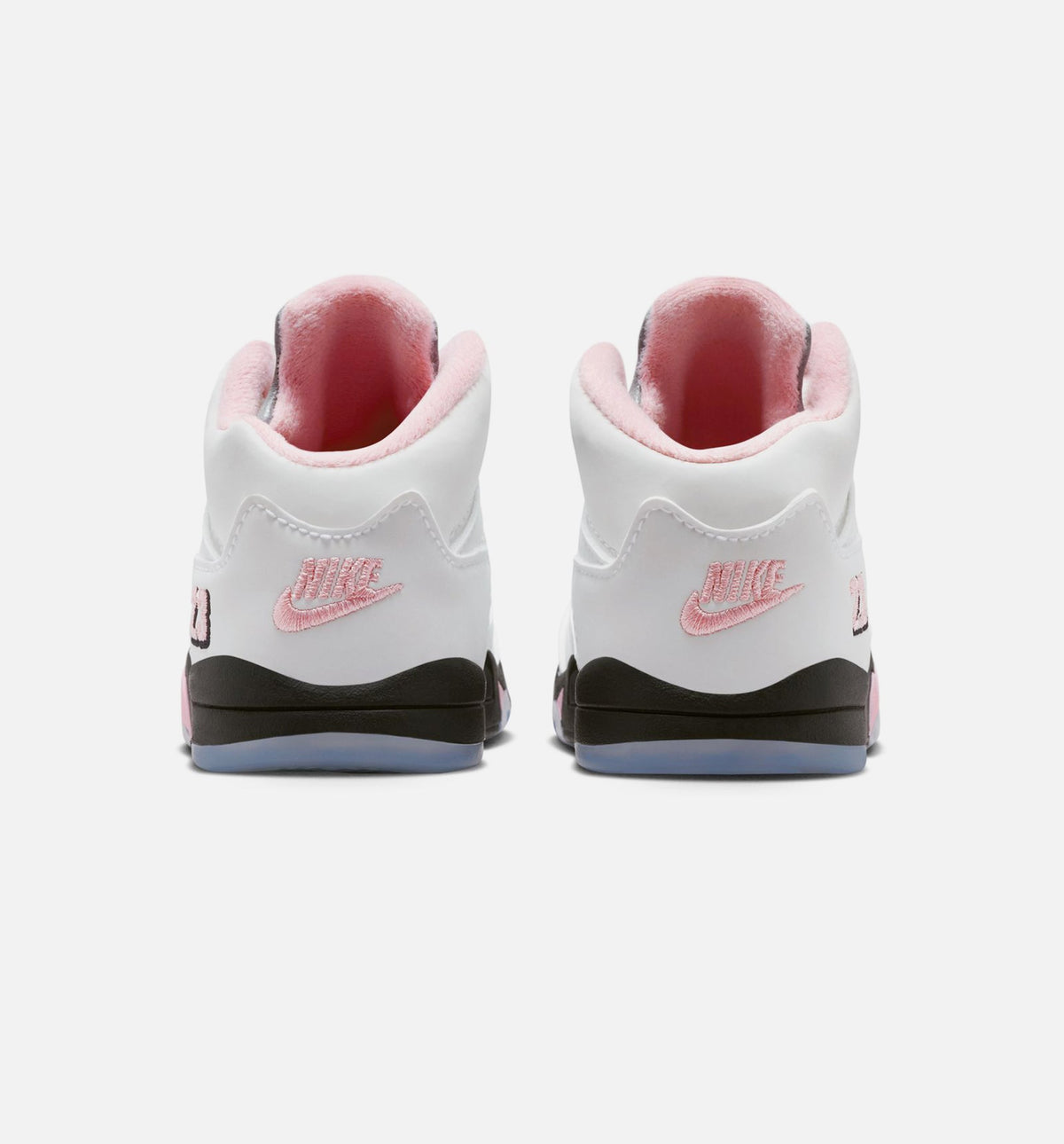 Air Jordan 5 Retro Medium Soft Pink Infant/Toddler Lifestyle Shoe - White/Black/Medium Soft Pink