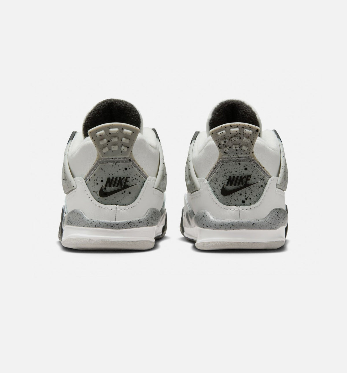 Air Jordan 4 Retro White Cement Infant/Toddler Lifestyle Shoe - Summit White/Fire Red/Cement Grey/Black