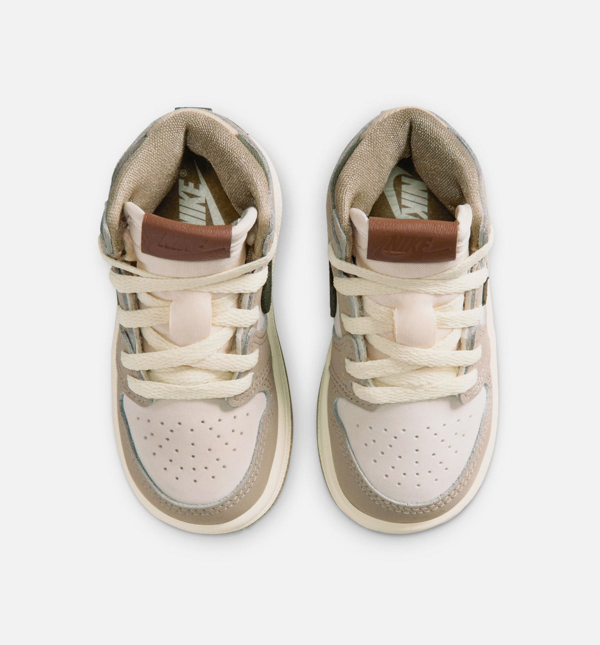 Air Jordan 1 Retro High OG Khaki Infant/Toddler Lifestyle Shoe - Khaki/Sail/Coconut Milk/Cargo Khaki