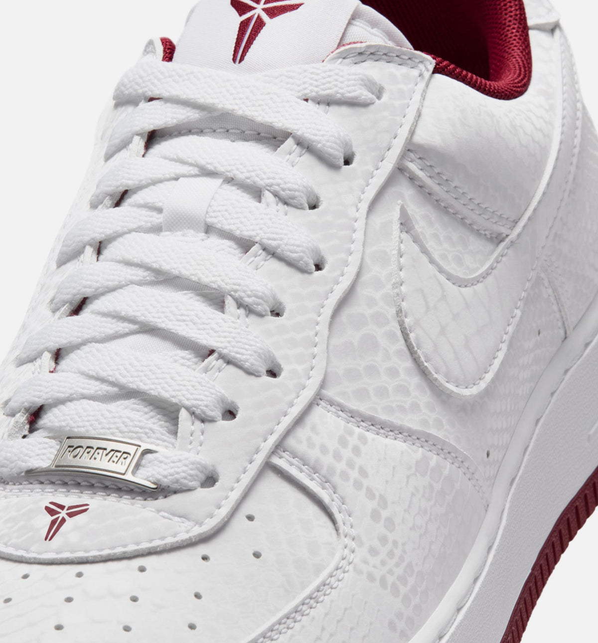 Kobe Air Force 1 Low Merion Men's Lifestyle Shoe - White/Team Red/Team Red/White