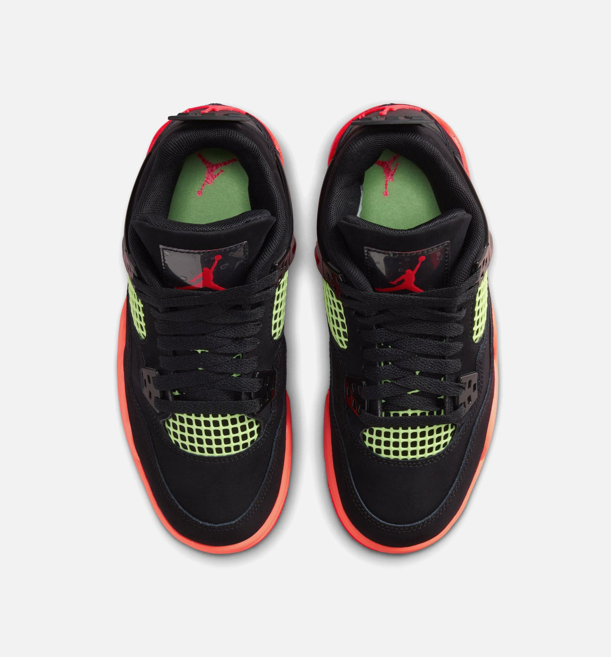 Air Jordan 4 Retro Black Infrared 23 Grade School Lifestyle Shoe - Black/Infrared 23/Bright Mango