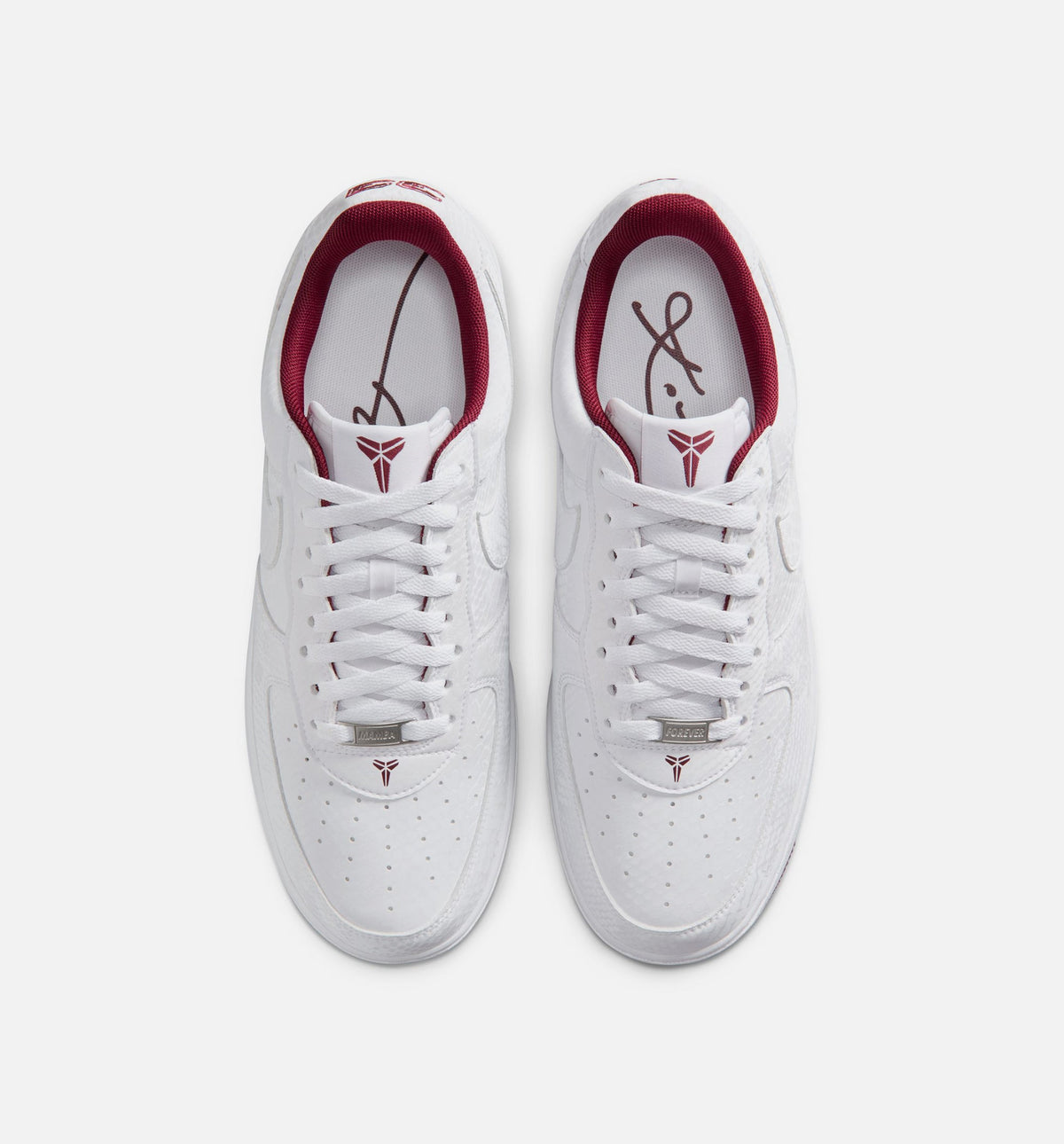Kobe Air Force 1 Low Merion Men's Lifestyle Shoe - White/Team Red/Team Red/White