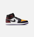 Air Jordan 1 Mid SE Men's Lifestyle Shoe - True Red/White/Court Purple/Black