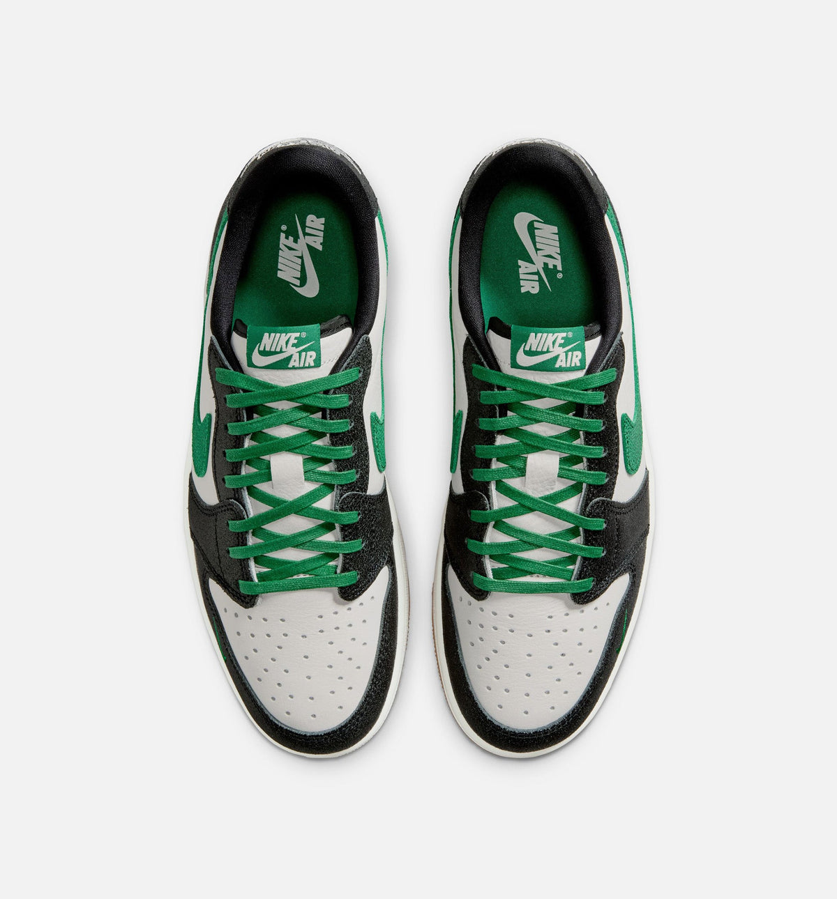 Air Jordan 1 Retro Low OG Phantom And Pine Green Men's Lifestyle Shoe - Phantom/Pine Green/Black
