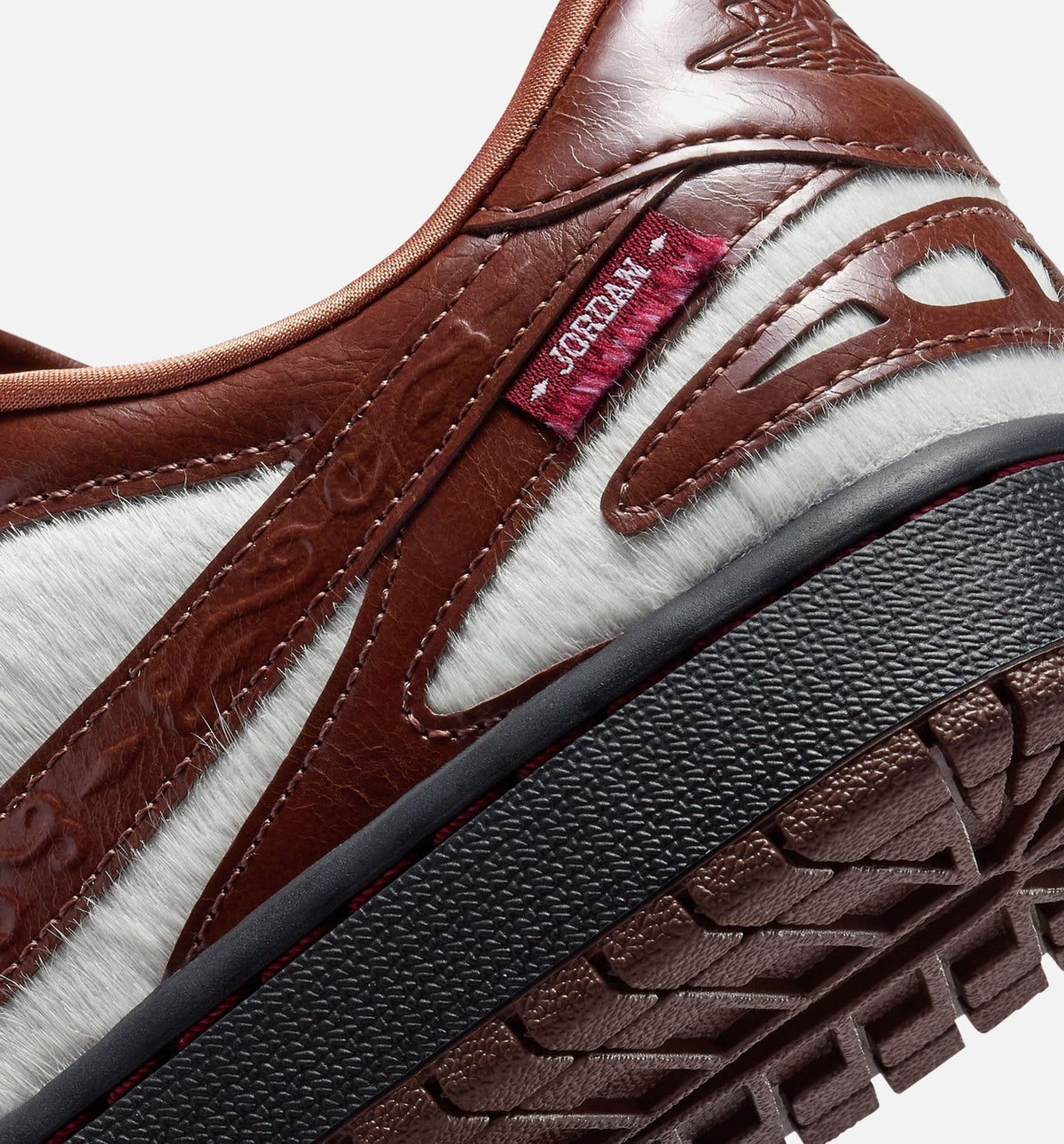 Air Jordan 1 Low Lunar New Year Women's Lifestyle Shoe - Light Chocolate/Light Chocolate/Black