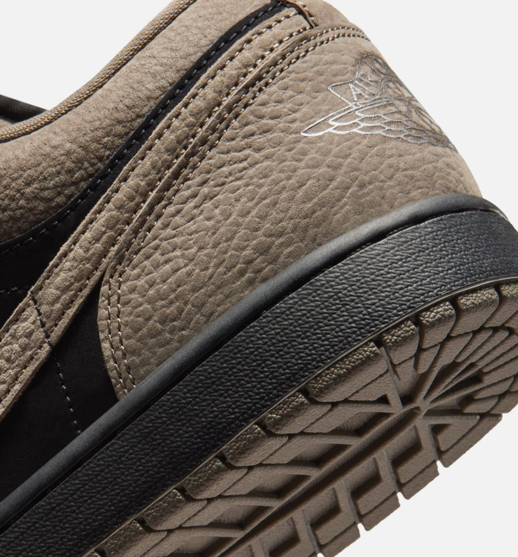 Air Jordan 1 Low SE Men's Lifestyle Shoe - Black/Olive Grey/Light Wild Mango