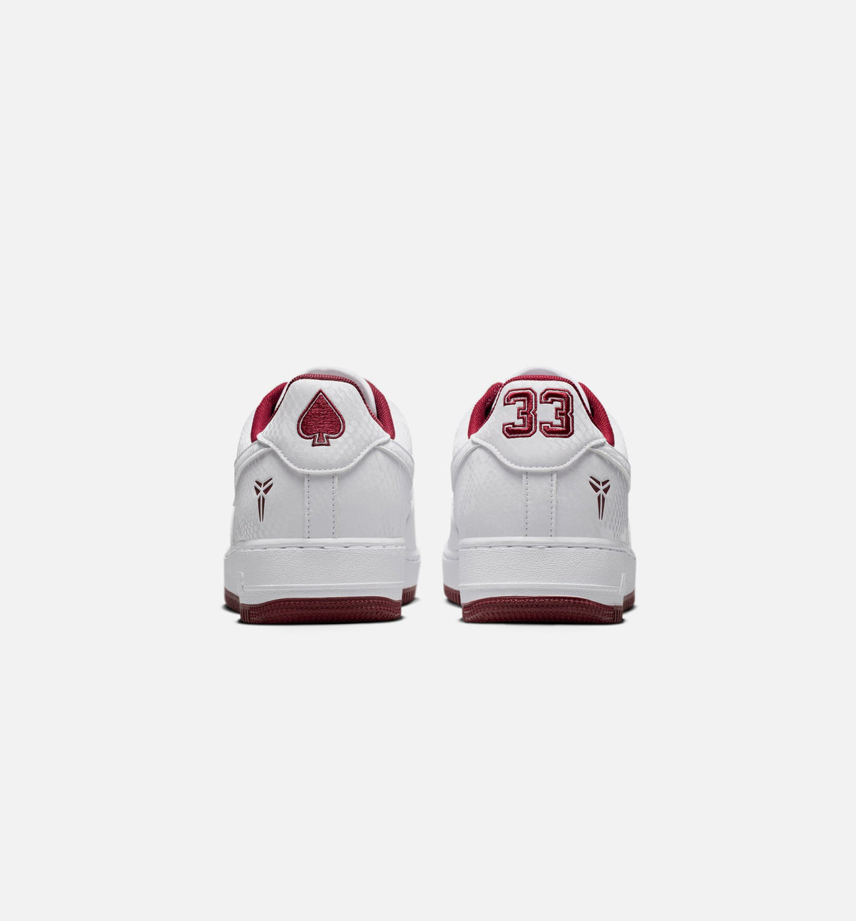 Kobe Air Force 1 Low Merion Men's Lifestyle Shoe - White/Team Red/Team Red/White