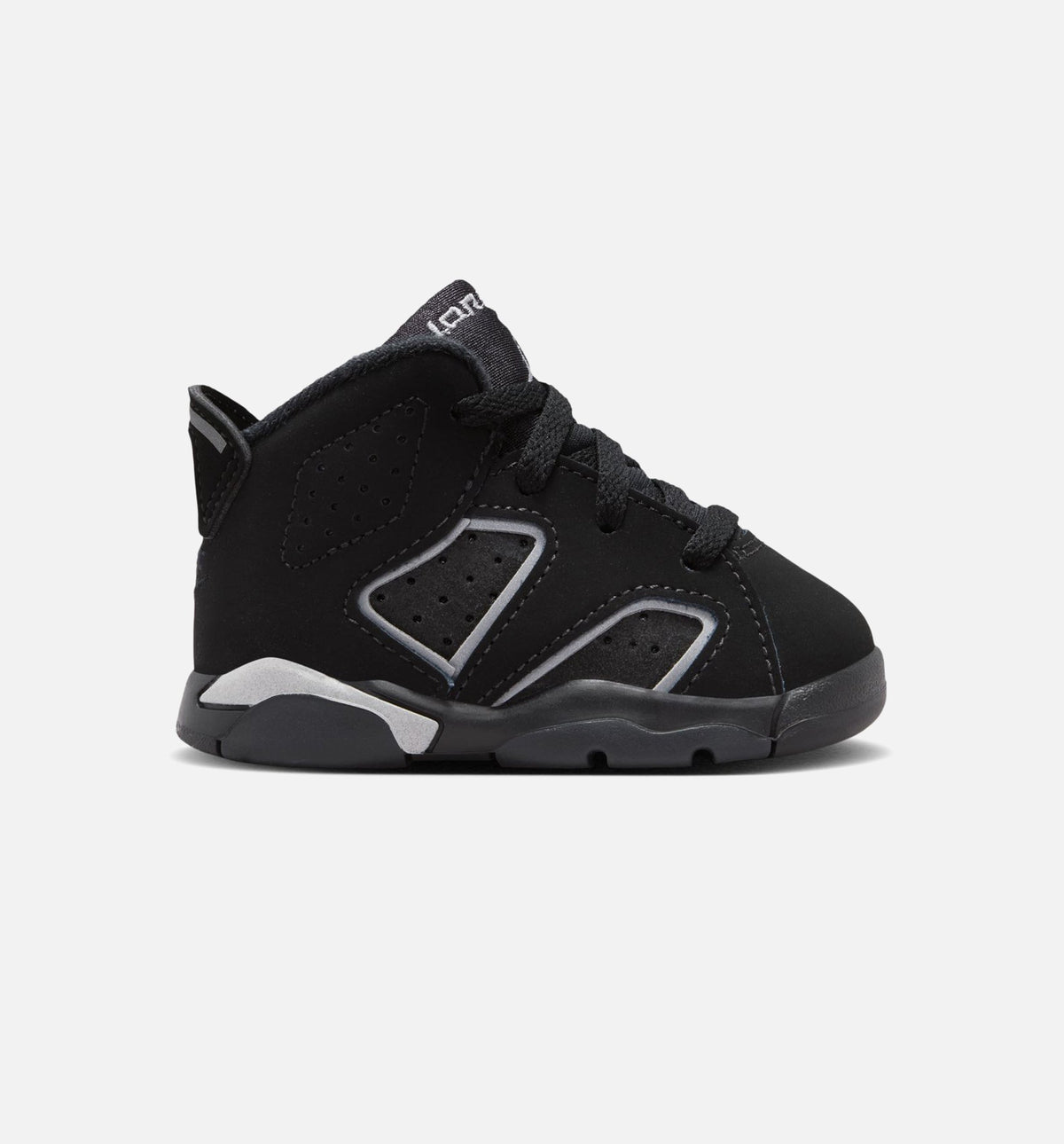 Air Jordan 6 Cap & Gown Infant/Toddler Lifestyle Shoe - Black/Reflective Silver/Black