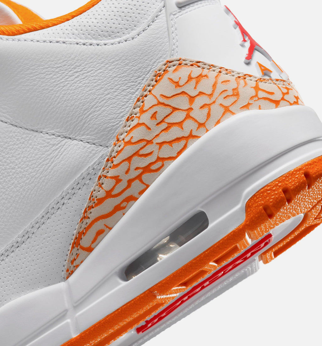 Air Jordan 3 Retro Orange Citrus Women's Lifestyle Shoe - White/Multicolor