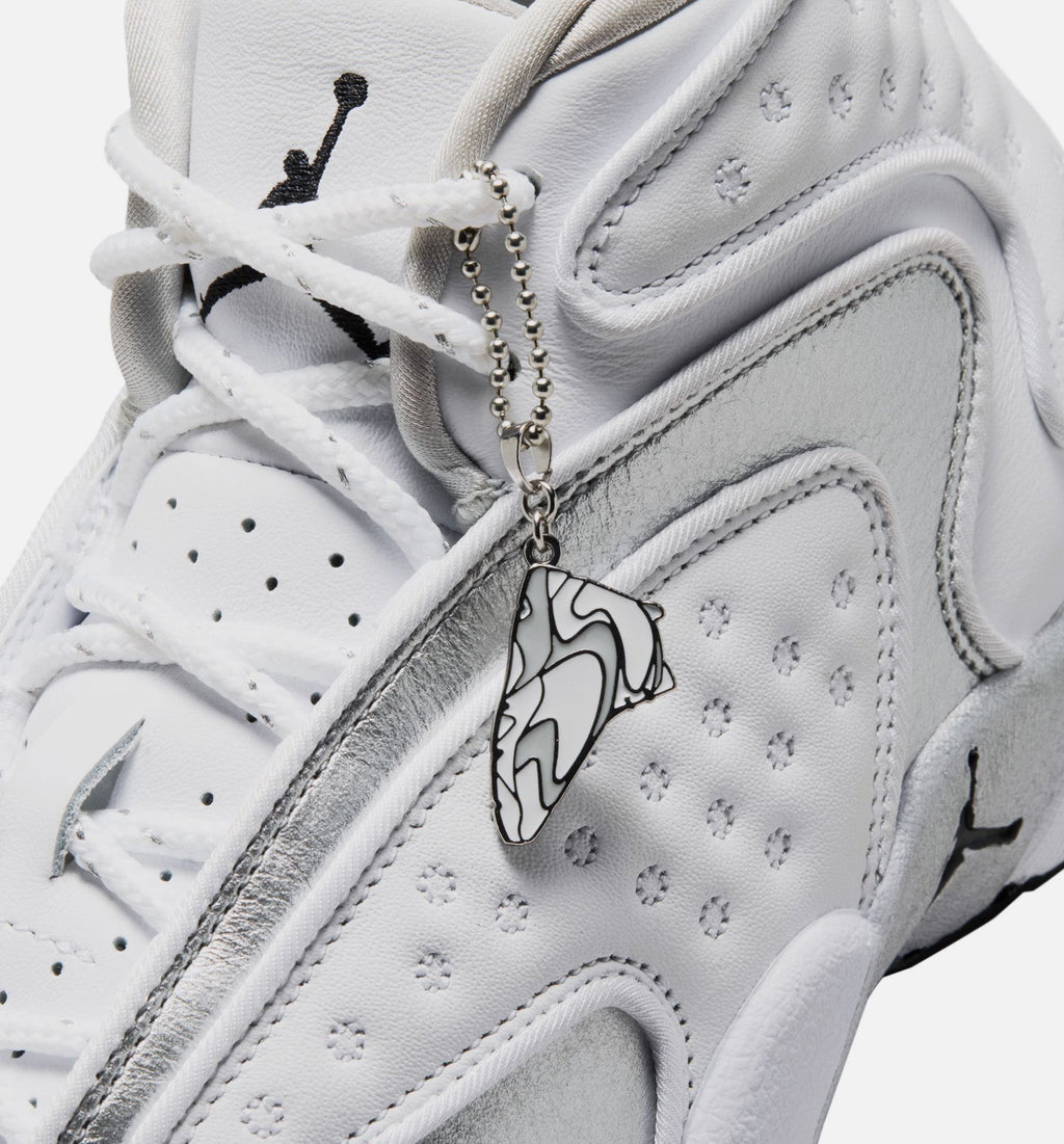 Air Jordan OG Women's Lifestyle Shoe - White/Black/Metallic Silver
