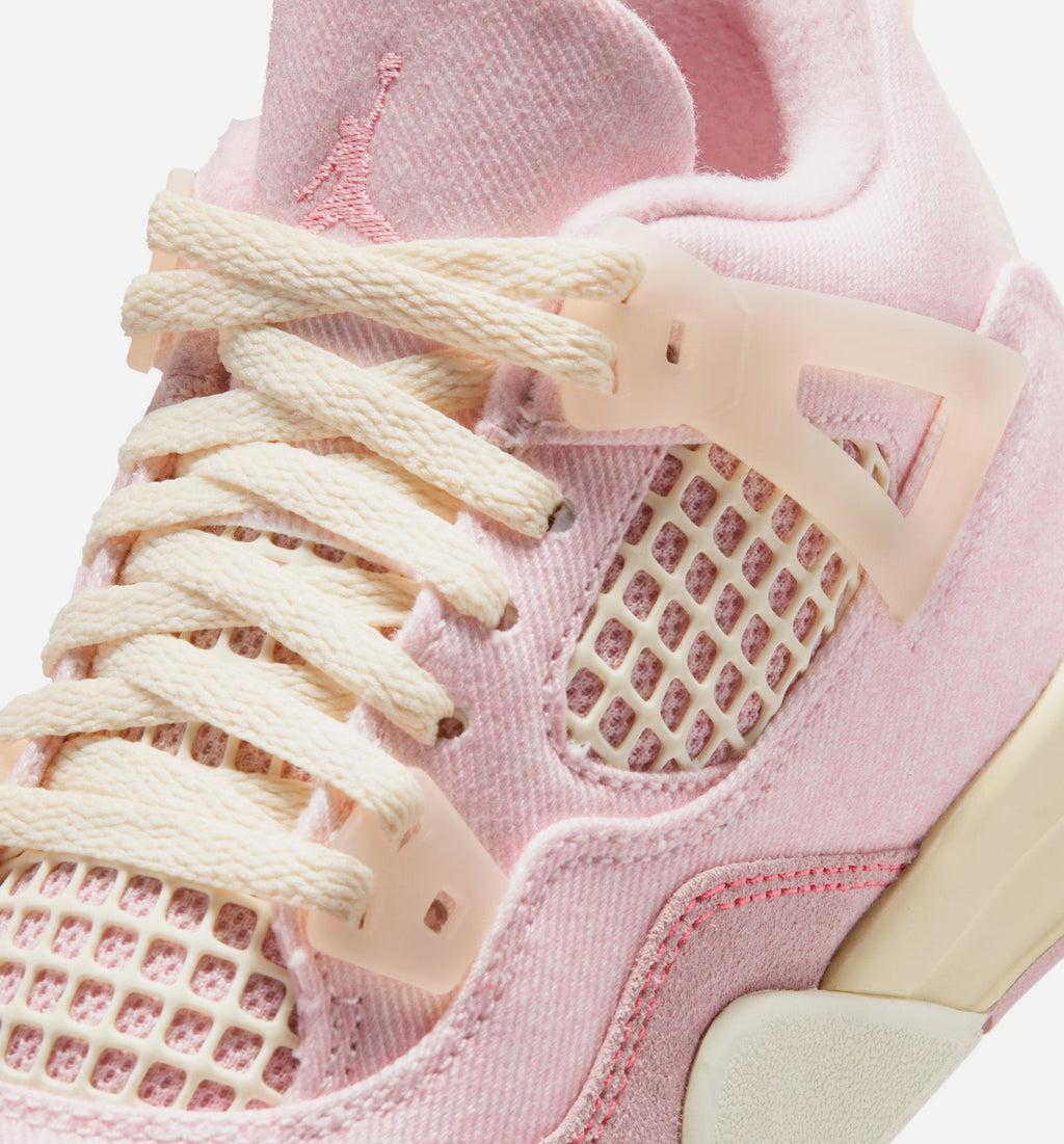 Air Jordan 4 Retro Pink Pearl And Iced Carmine Preschool Lifestyle Shoe - Pearl Pink/Iced Carmine/Coconut Milk