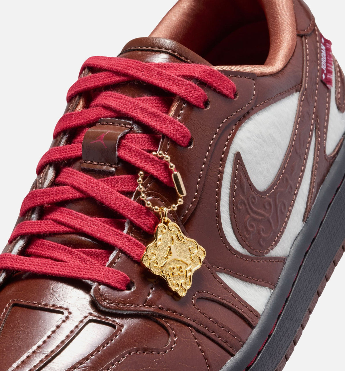 Air Jordan 1 Low Lunar New Year Women's Lifestyle Shoe - Light Chocolate/Light Chocolate/Black