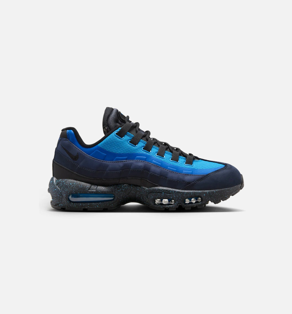Air Max 95 x Stash Black and Harbour Blue Men's Lifestyle Shoe - Obsidian/Harbor Blue/Black