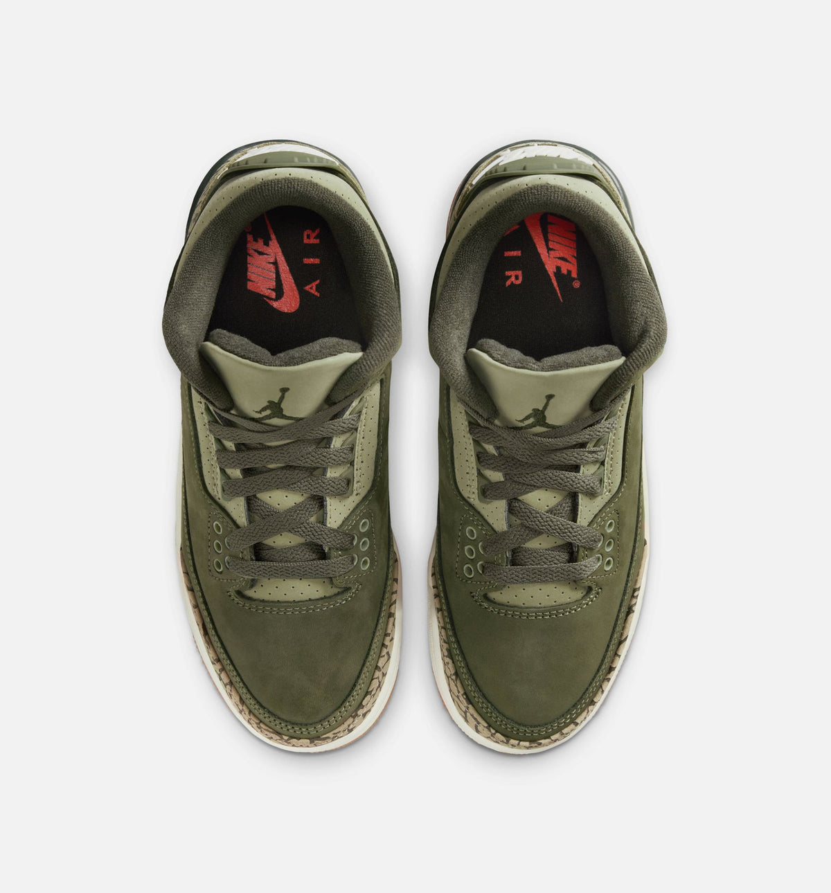 Air Jordan 3 Retro Medium Olive Grade School Lifestyle Shoe - Medium Olive/Sequoia/Neutral Olive/Sail
