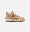Air Jordan 4 Retro Cozy Girl Preschool Lifestyle Shoe - Hemp/Light Orewood Brown
