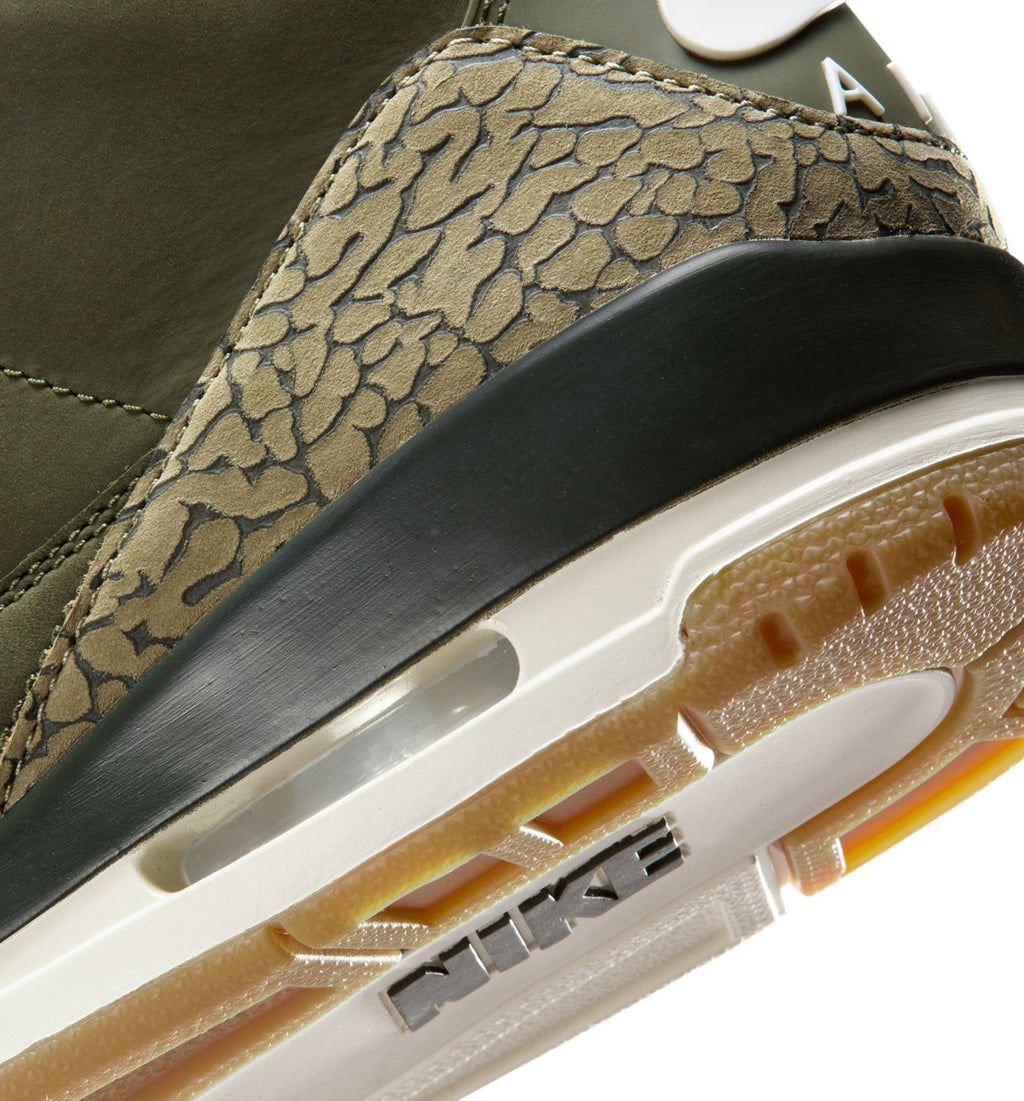 Air Jordan 3 Retro Medium Olive Men's Lifestyle Shoe - Medium Olive/Sequoia/Neutral Olive/Sail/Total Crimson