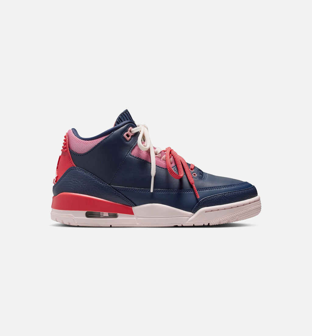Air Jordan 3 Retro Sport Renaissance Women's Lifestyle Shoe - Obsidian/Chalk/Track Red