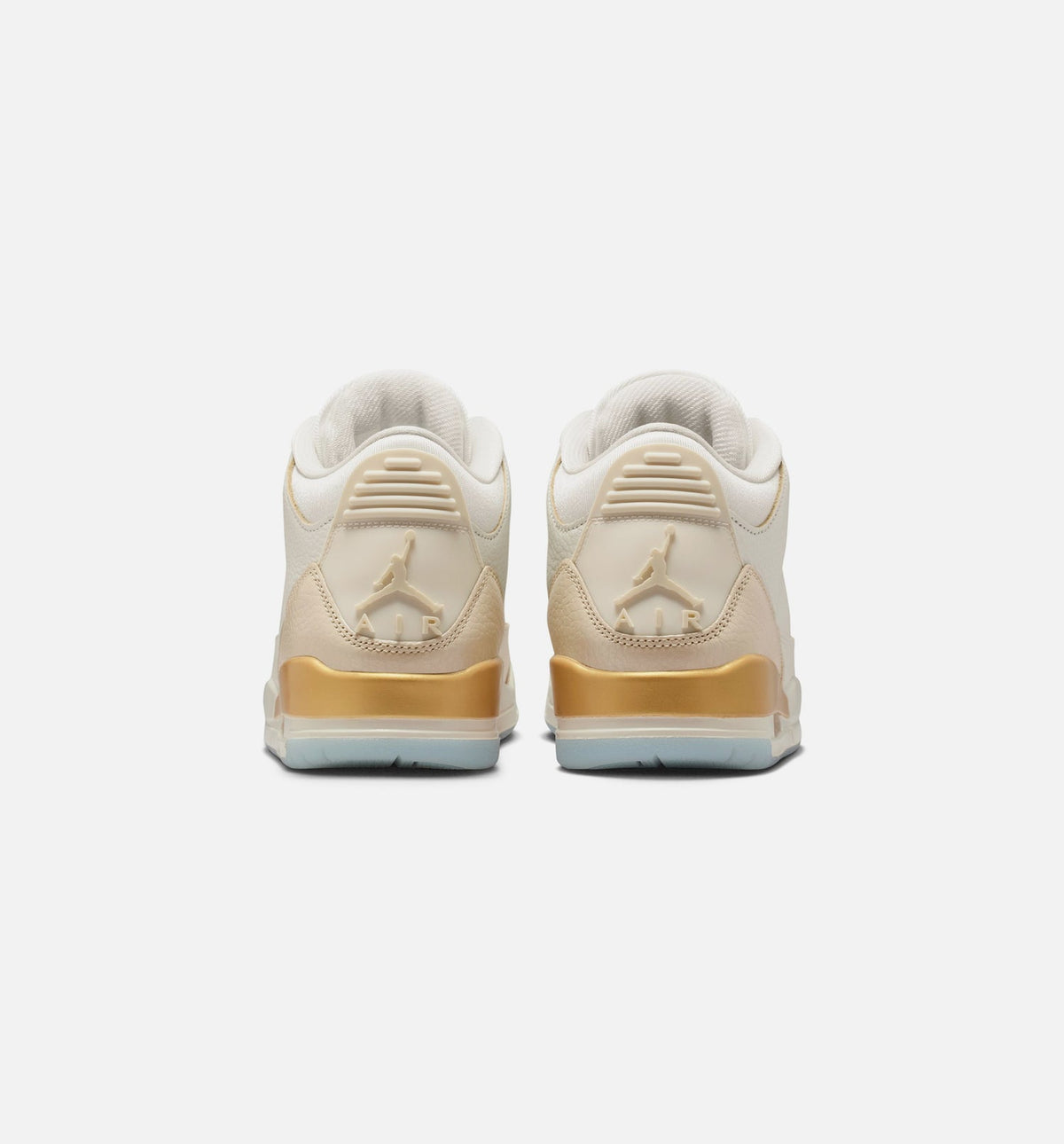 Air Jordan 3 Retro Sail and Pale Ivory Women's Lifestyle Shoe - Sail/Team Gold/Pale Ivory/Metallic Gold/Ice